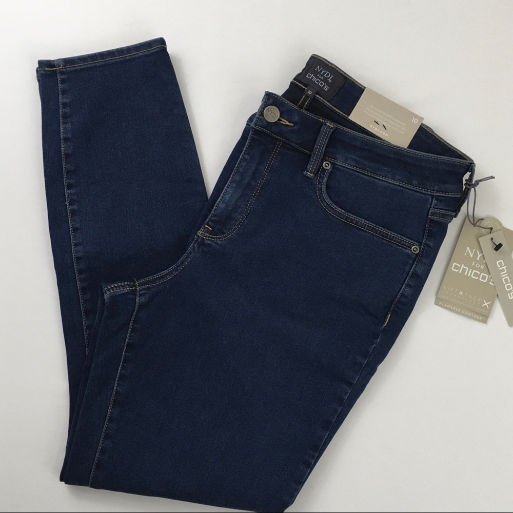 NYDJ For Chico’s Skinny Ankle Jeans